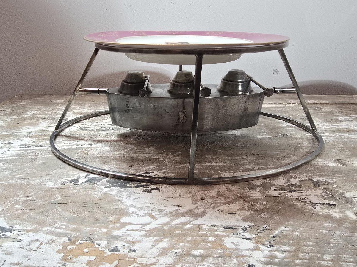 Argenté Pair of Silver-Plated Dish Warmers – Late 19th Century en vente