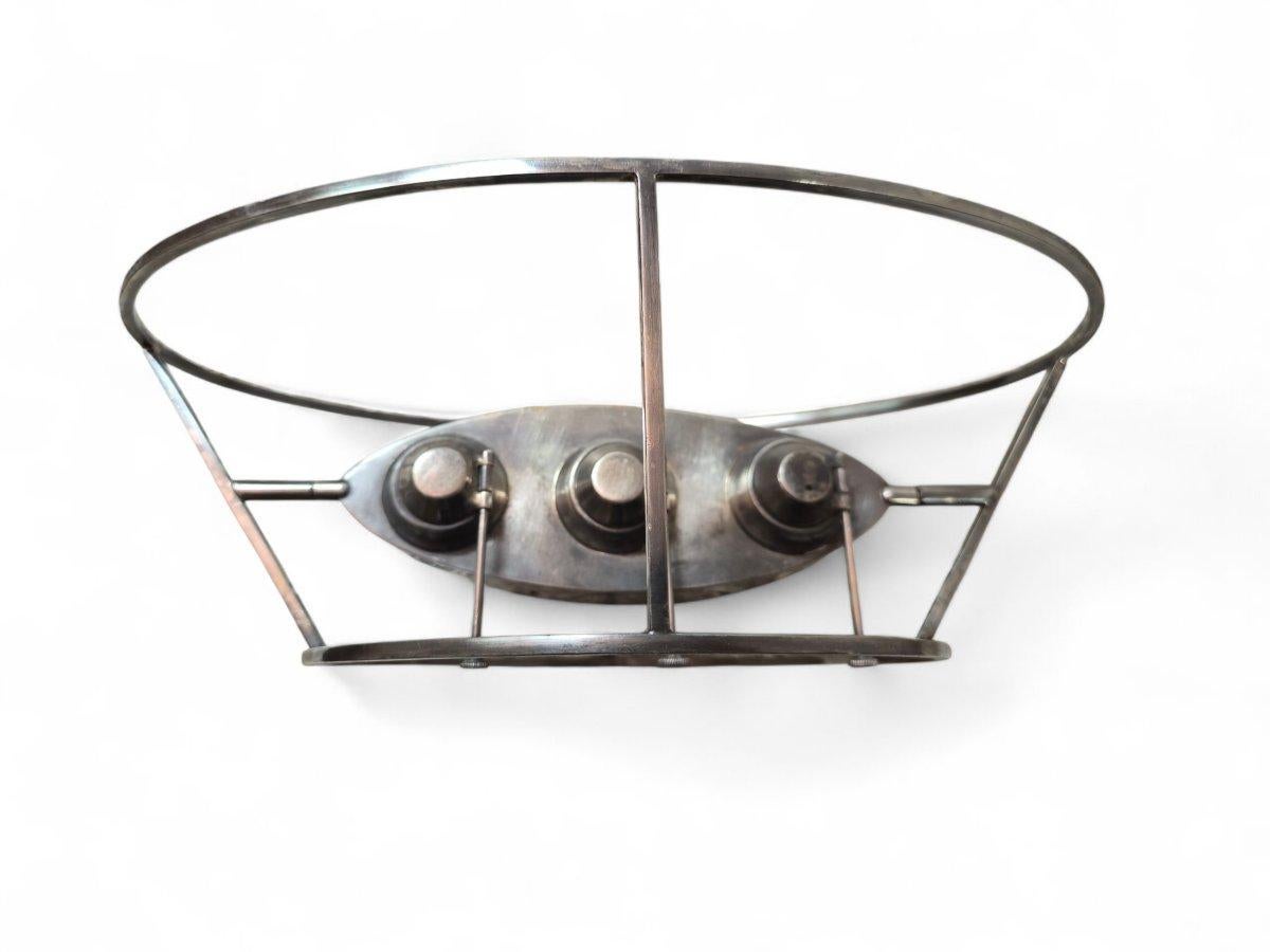Pair of Silver-Plated Dish Warmers – Late 19th Century Bon état - En vente à Madrid, ES