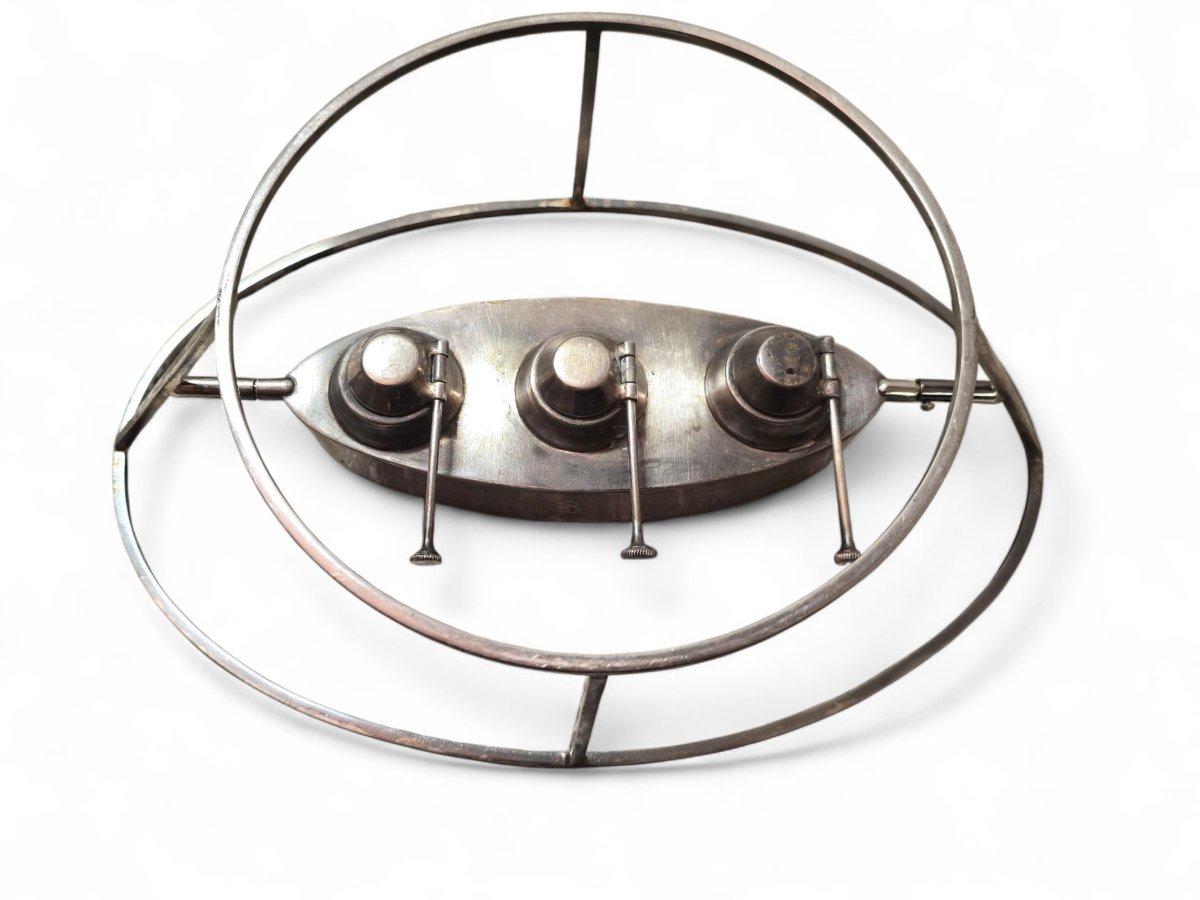 Pair of Silver-Plated Dish Warmers – Late 19th Century en vente 1