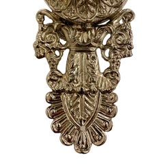 Pair of Silver Plated Empire Sconces