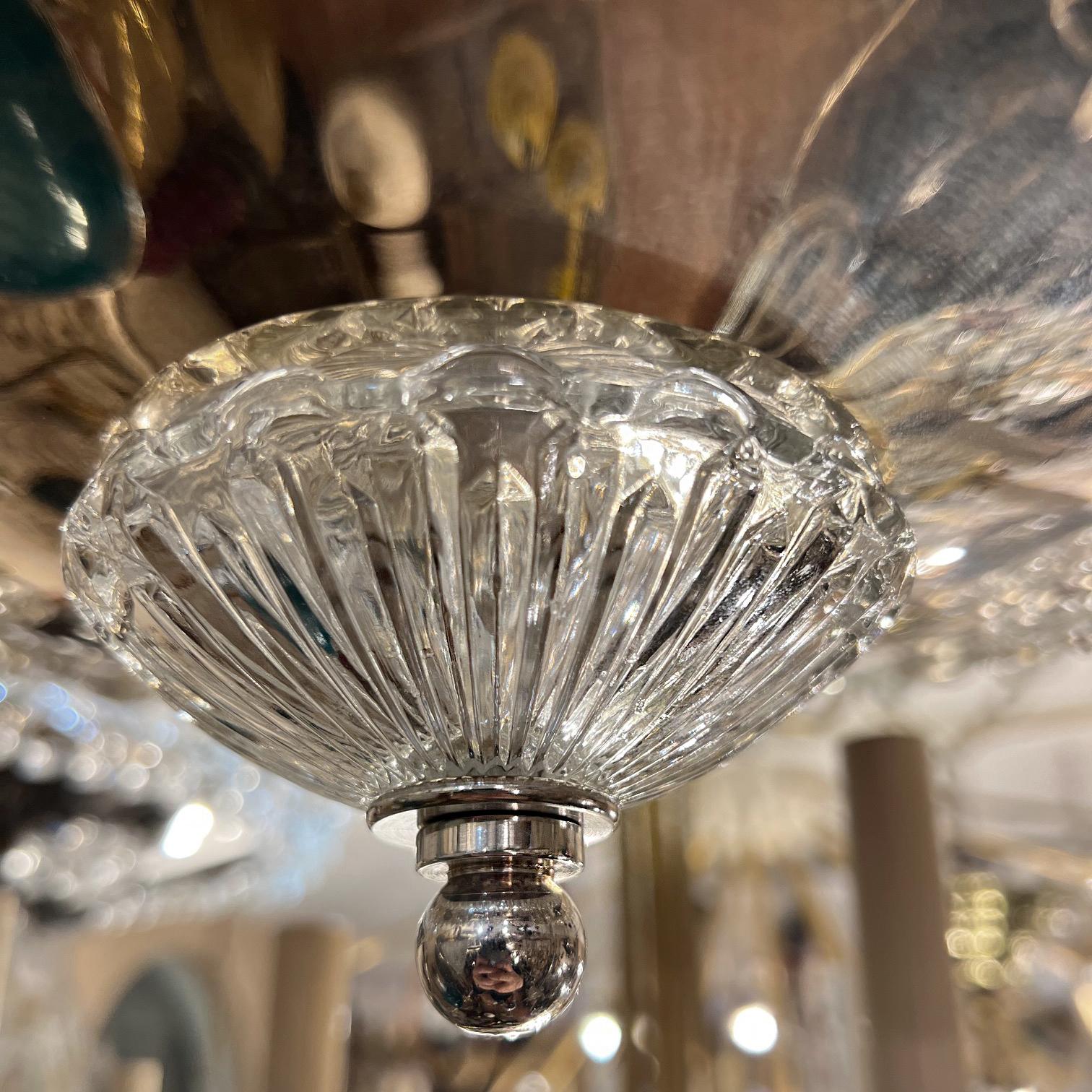Pair of Silver Plated Fixtures with Crystal Insets. Sold individually. In Good Condition For Sale In New York, NY