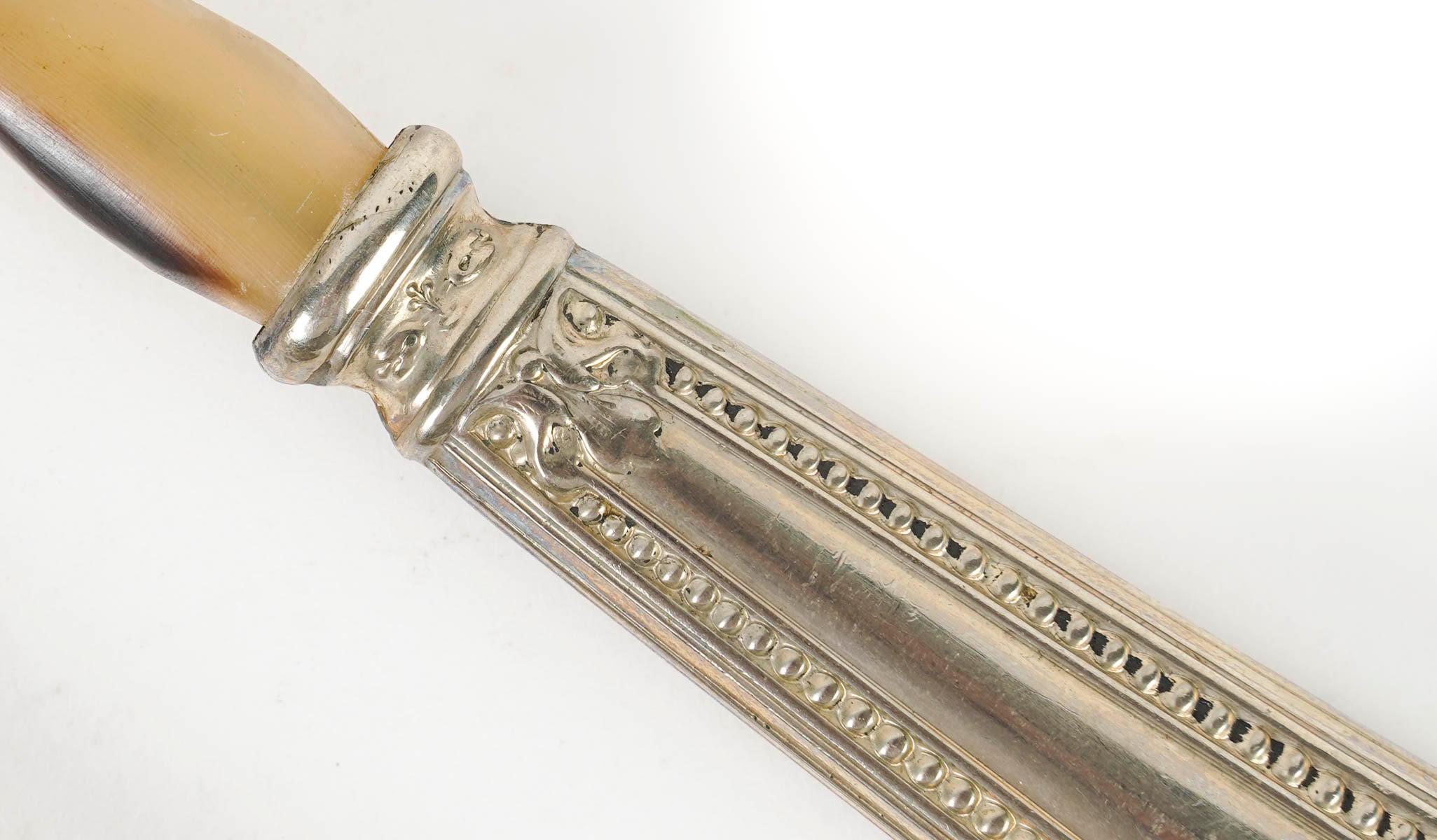 Paar versilberte Salatbestecke. (Louis XV.) im Angebot