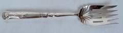 Pair of Silver-Plated Salad Serving Pieces in Kings Pattern by IFS Ltd