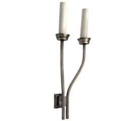 Coppia di lampade da sole placcate in argento