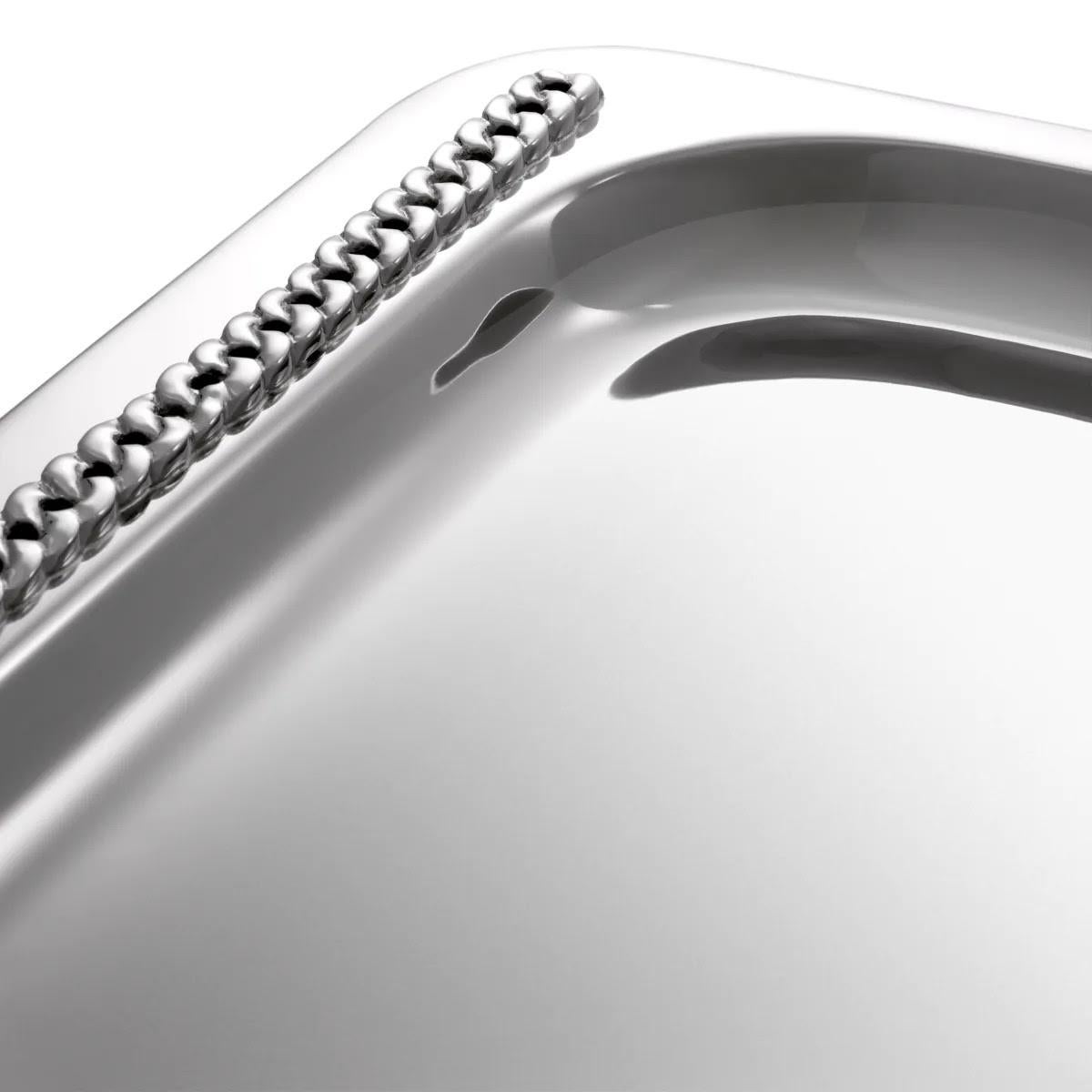 Versilbertes Tablett-Paar, zeitlose Eleganz. (Moderne) im Angebot