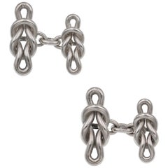 Pair of Silver Regatta Knot Cufflinks