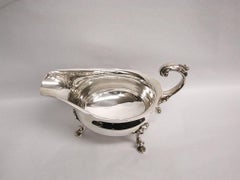 Pair of Silver Sauce Boats Dated 1933, London, Crichton & Co. Ltd