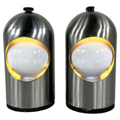 Pair of Silver Selene Table Lamps from ABM, 1960s