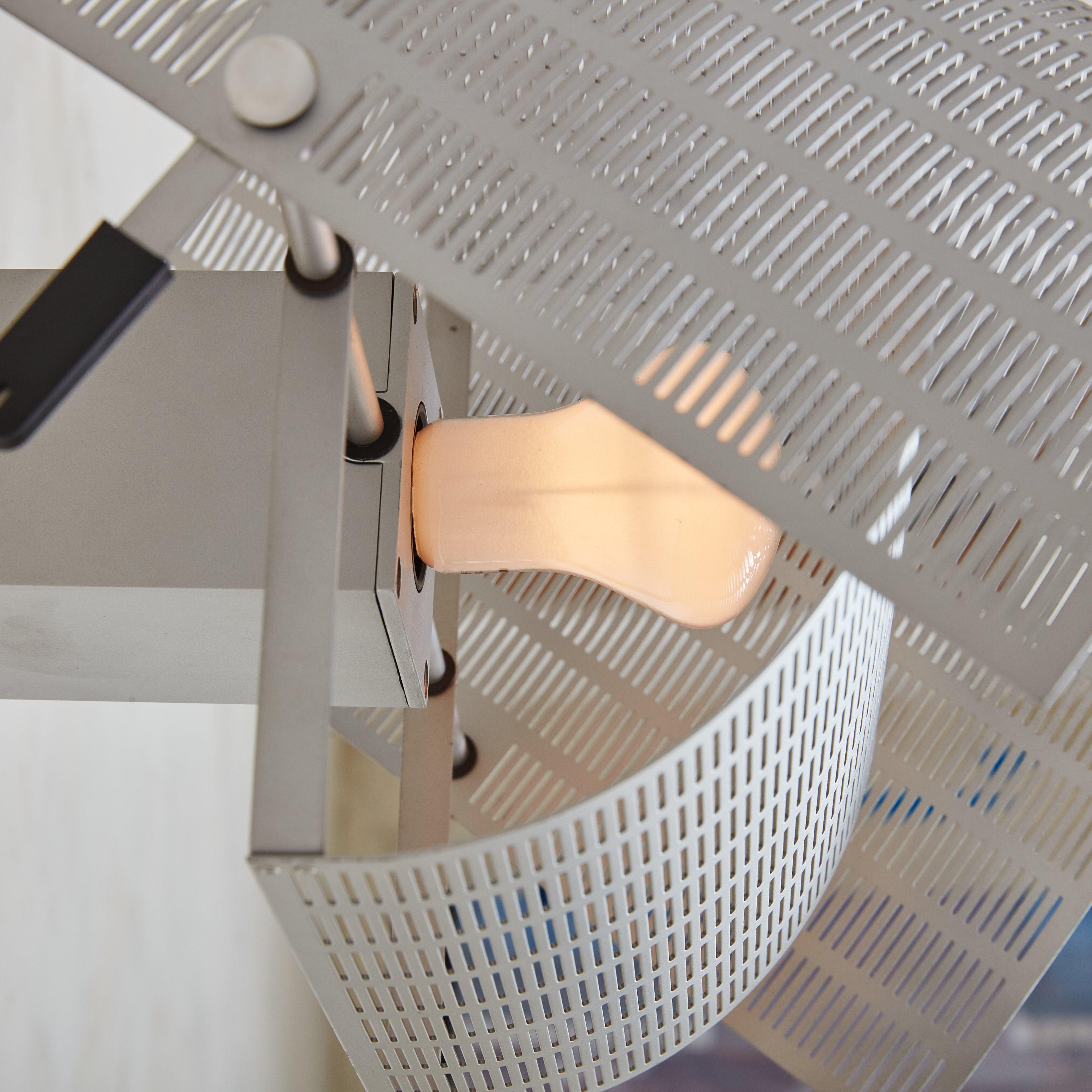 Pair of Silver ‘Shogun’ Wall Sconces by Mario Botta for Artemide, Italy 1986 4