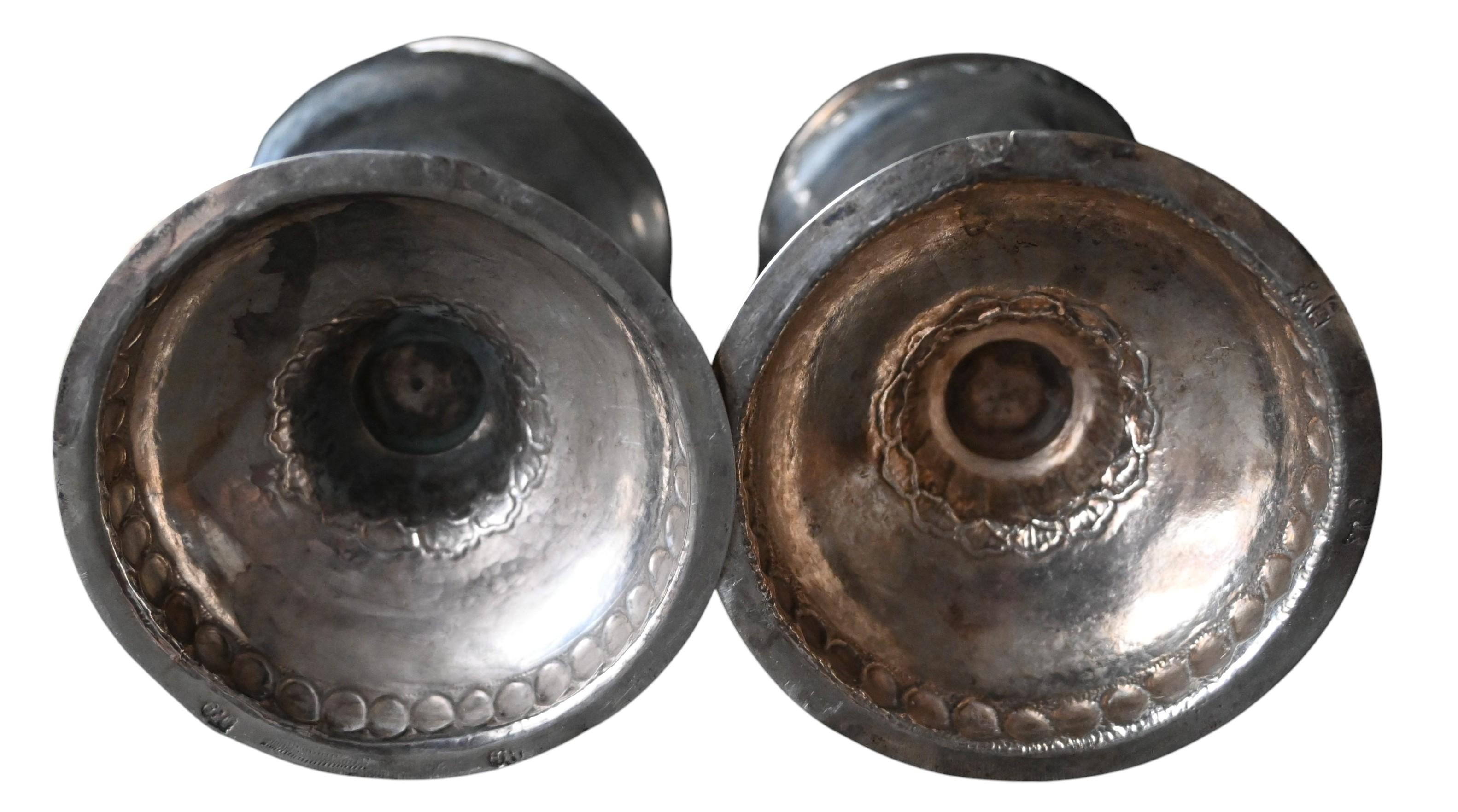 Paar Gewürzkannen aus Silber - Mathieu Guillaume, Lüttich, CIRCA 1785-1790 im Angebot 2