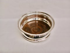 Pair of Silver Wine Coasters By C J Vanders London Assay 1970