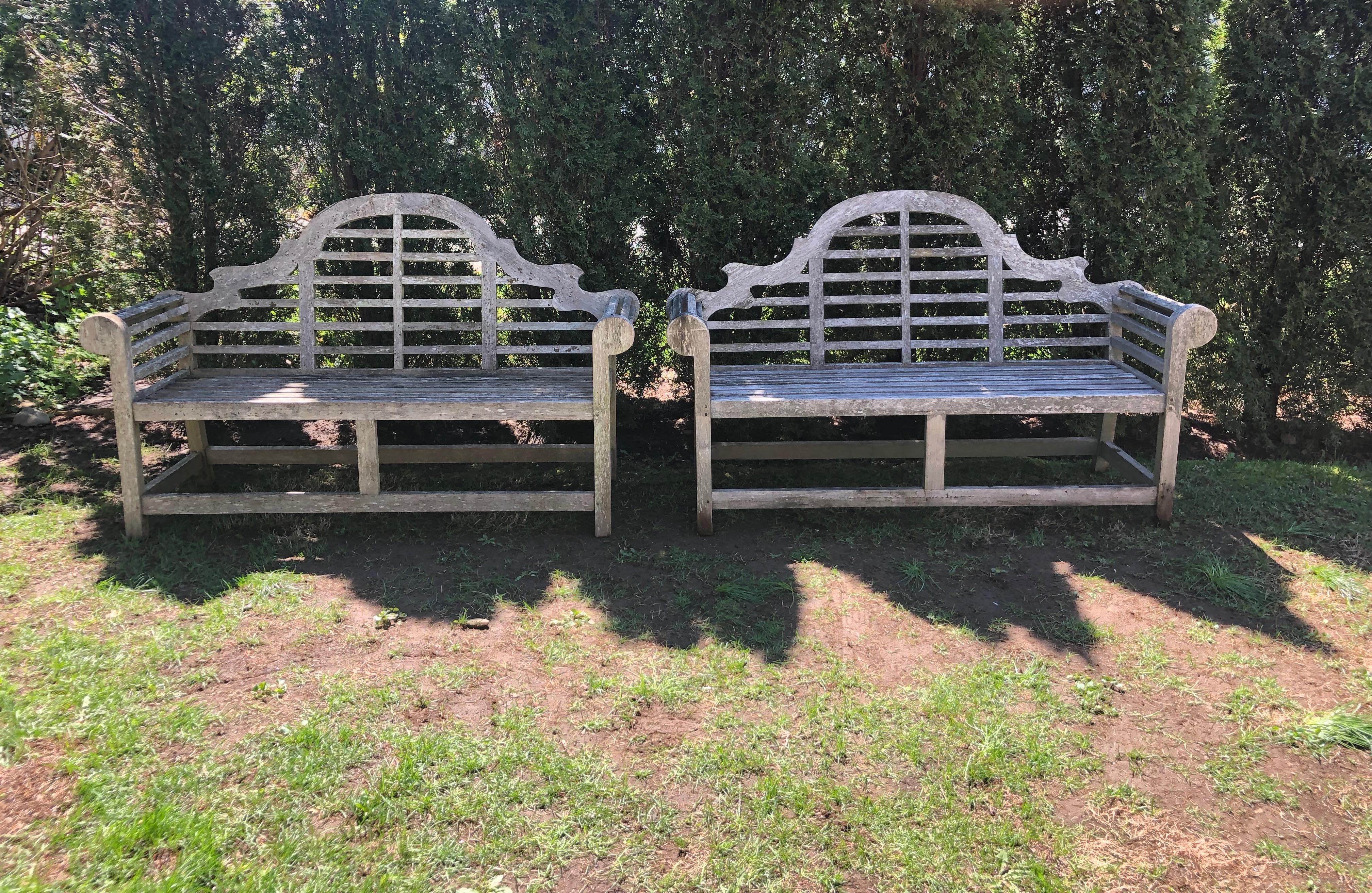 Elegant and classical without being fussy, Lutyens-Style benches are always a hit with our clients. Perfect in a formal garden or up against a simple green hedge, and originally designed by Sir Edwin Lutyens in 1910, this pair is very solid with