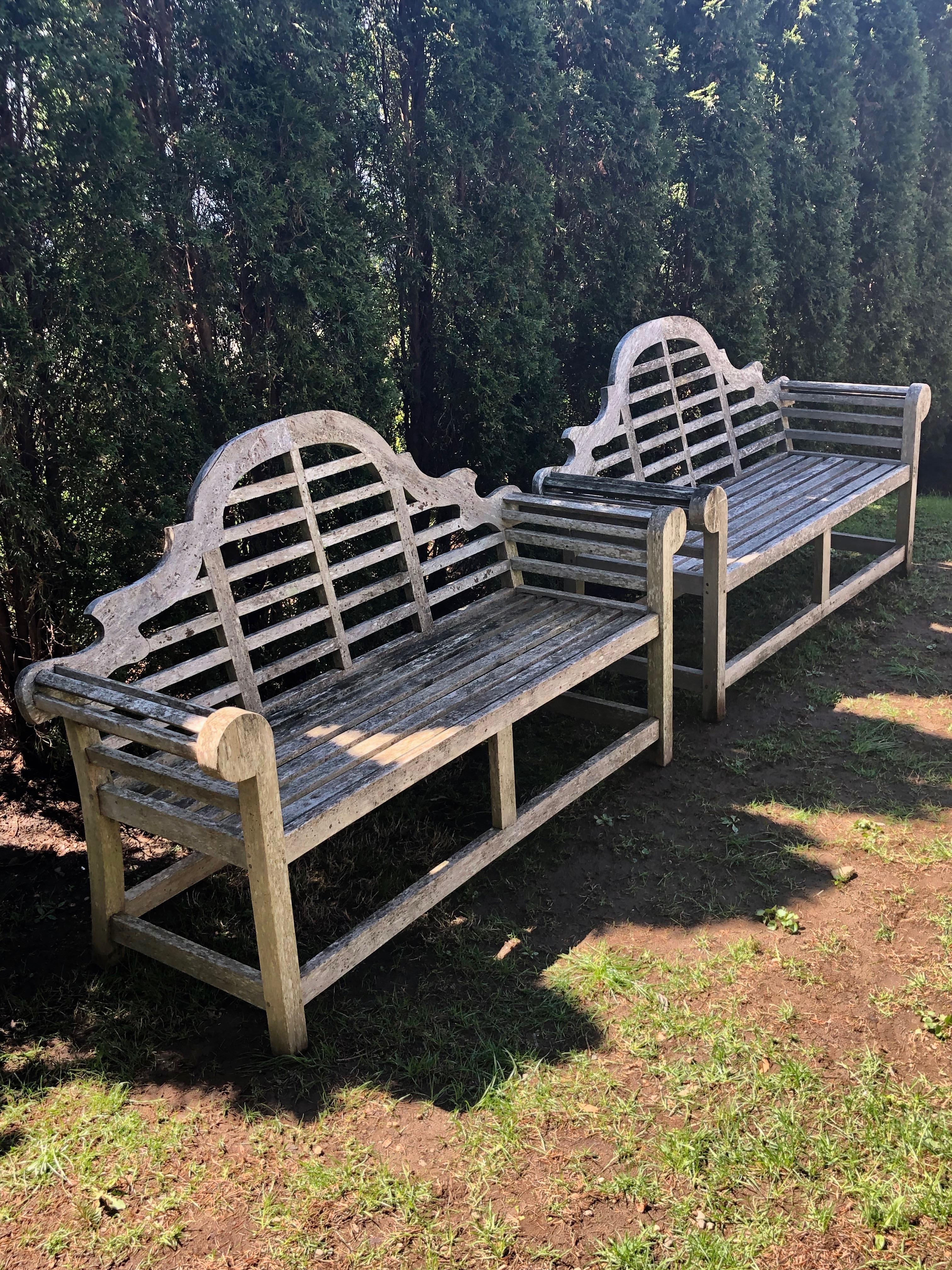 metal lutyens bench