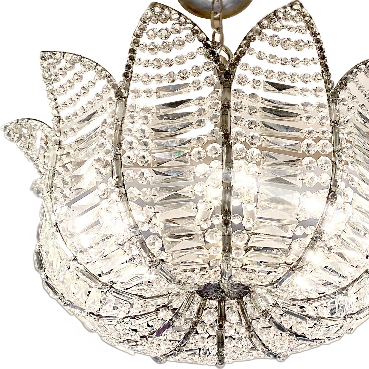 Pair of Silvered French Light Fixtures, Sold Individually In Good Condition For Sale In New York, NY