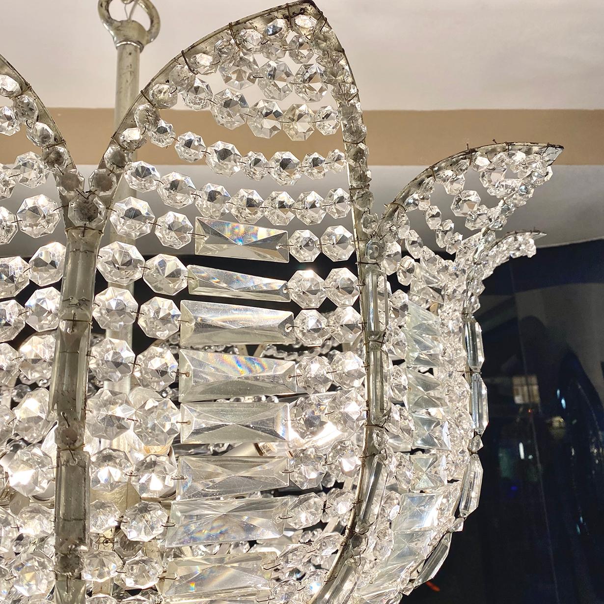 Pair of Silvered French Light Fixtures, Sold Individually For Sale 1