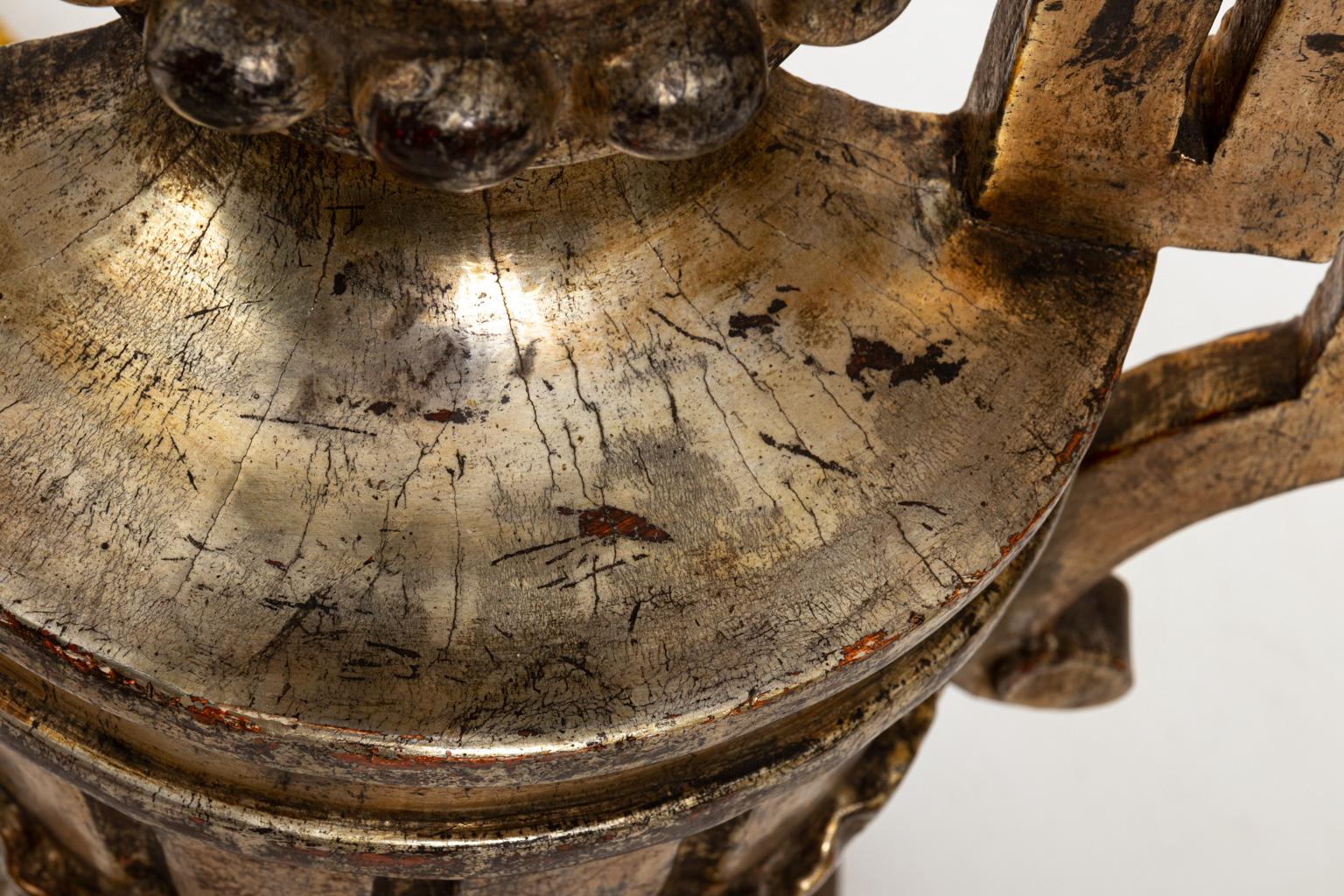 Coppia di lampade a forma di urna Silverleaf 6