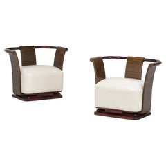 Ein Paar Simone-Stühle von William Stuart für Costantini
