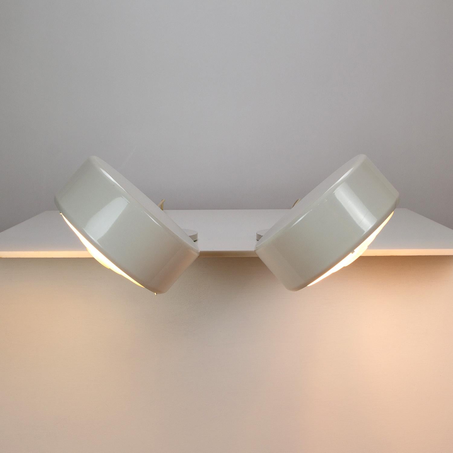 Metal Pair of Simris Olympia Shelf Lights by Anders Pehrson For Sale