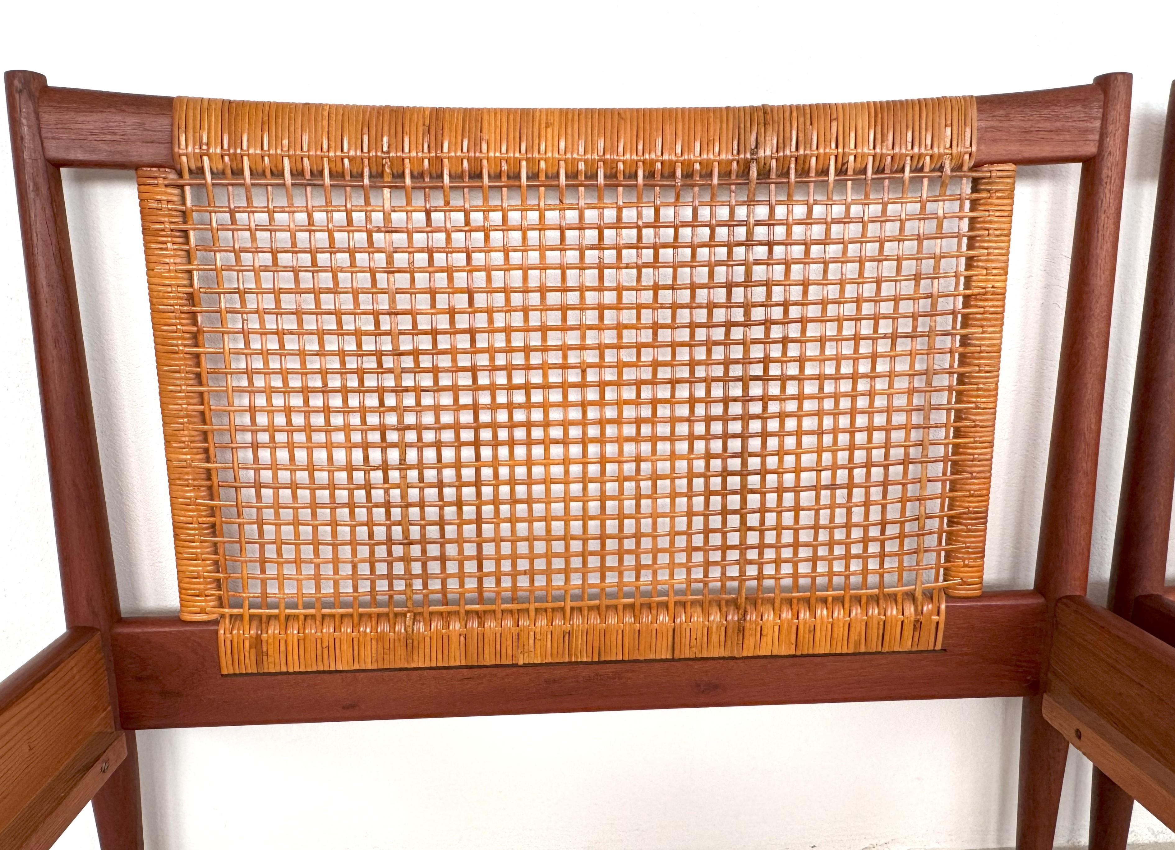 Danois Paire de lits simples par Børge Mogensen pour Søborg Møbelfabrik Danemark, années 1950 en vente