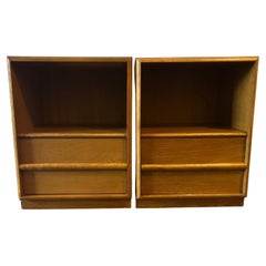 Pair of Single Drawer Maple Nightstands by T.H. Robsjohn-Gibbings for Widdicomb