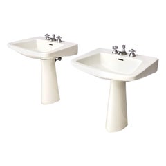 Pair of Sinks by Gio Ponti with G. Labalme, G. Pozzi and A. Rosselli, Italy