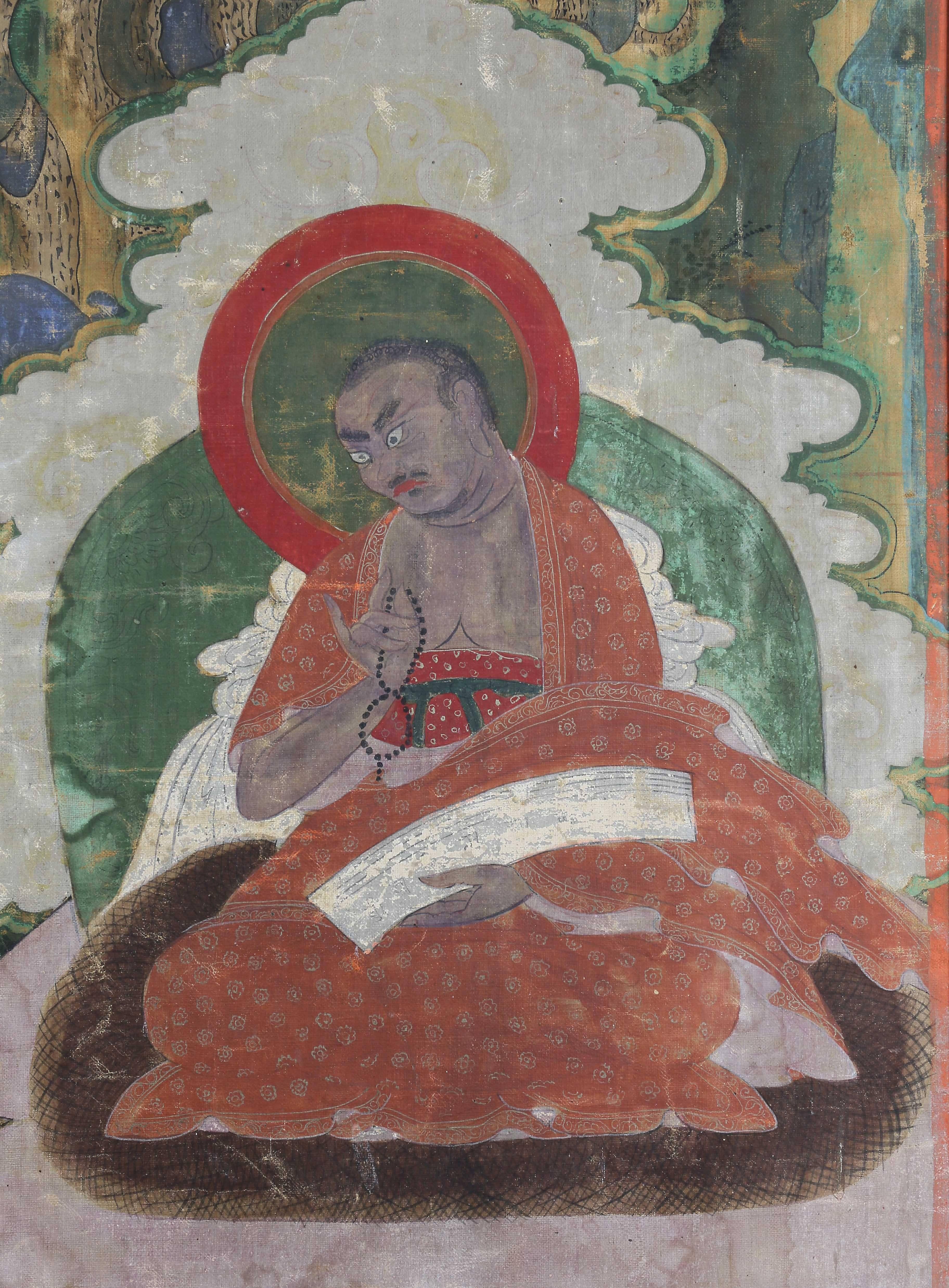 Pair of Sino-Tibetan Framed Paintings 6