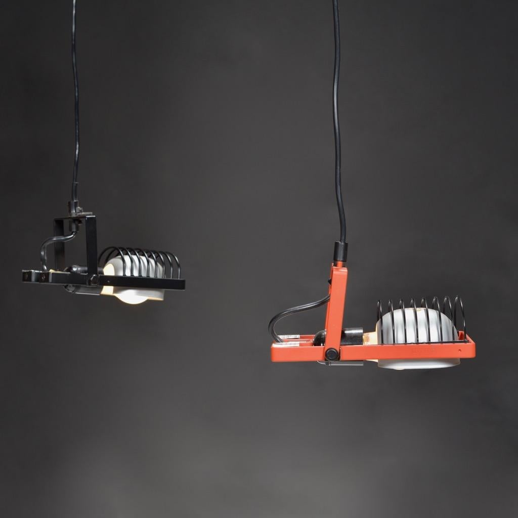 Pair of Sintesi Sospensione Cavo Hanging Lamps by Ernesto Gismondi for Artemide For Sale 3