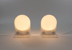 Coppia di lampade da tavolo Sirio di E. Lampa e S. Brazzoli per Harvey Guzzini, anni '70