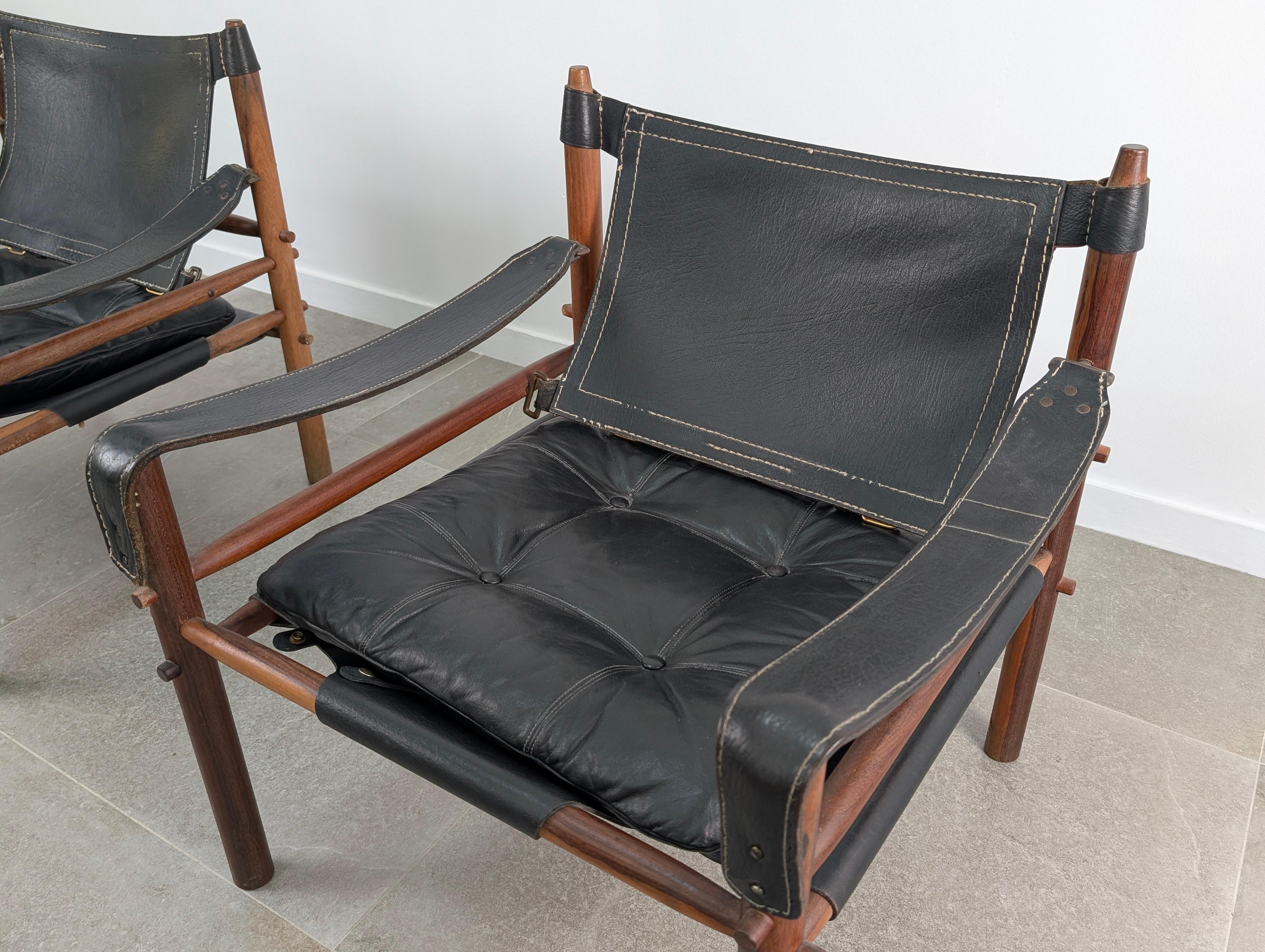Colombian Pair of Sirocco Armchairs by Arne Norell for Scanform Colombia 1960s