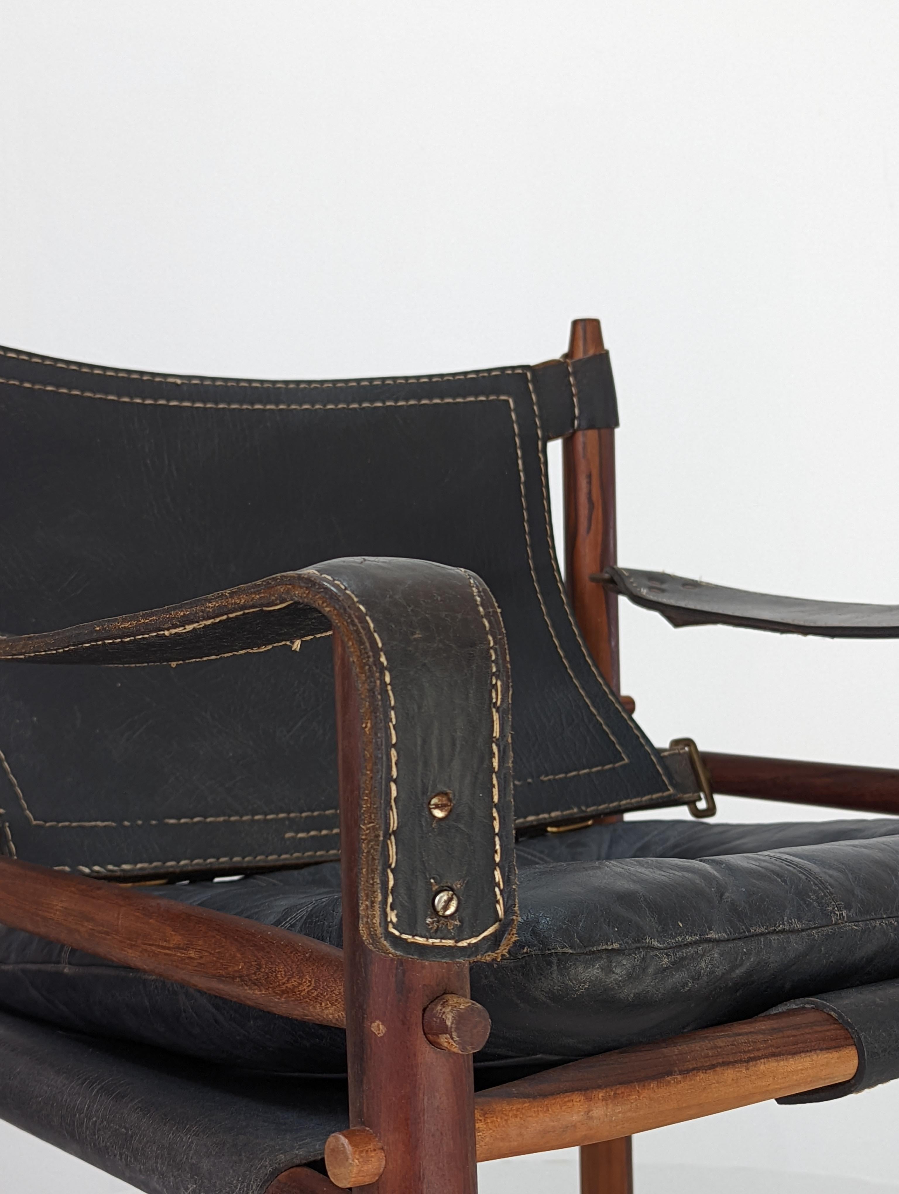 Paire de fauteuils en sirocco d'Arne Norell pour Scanform Colombie, années 1960 en vente 2