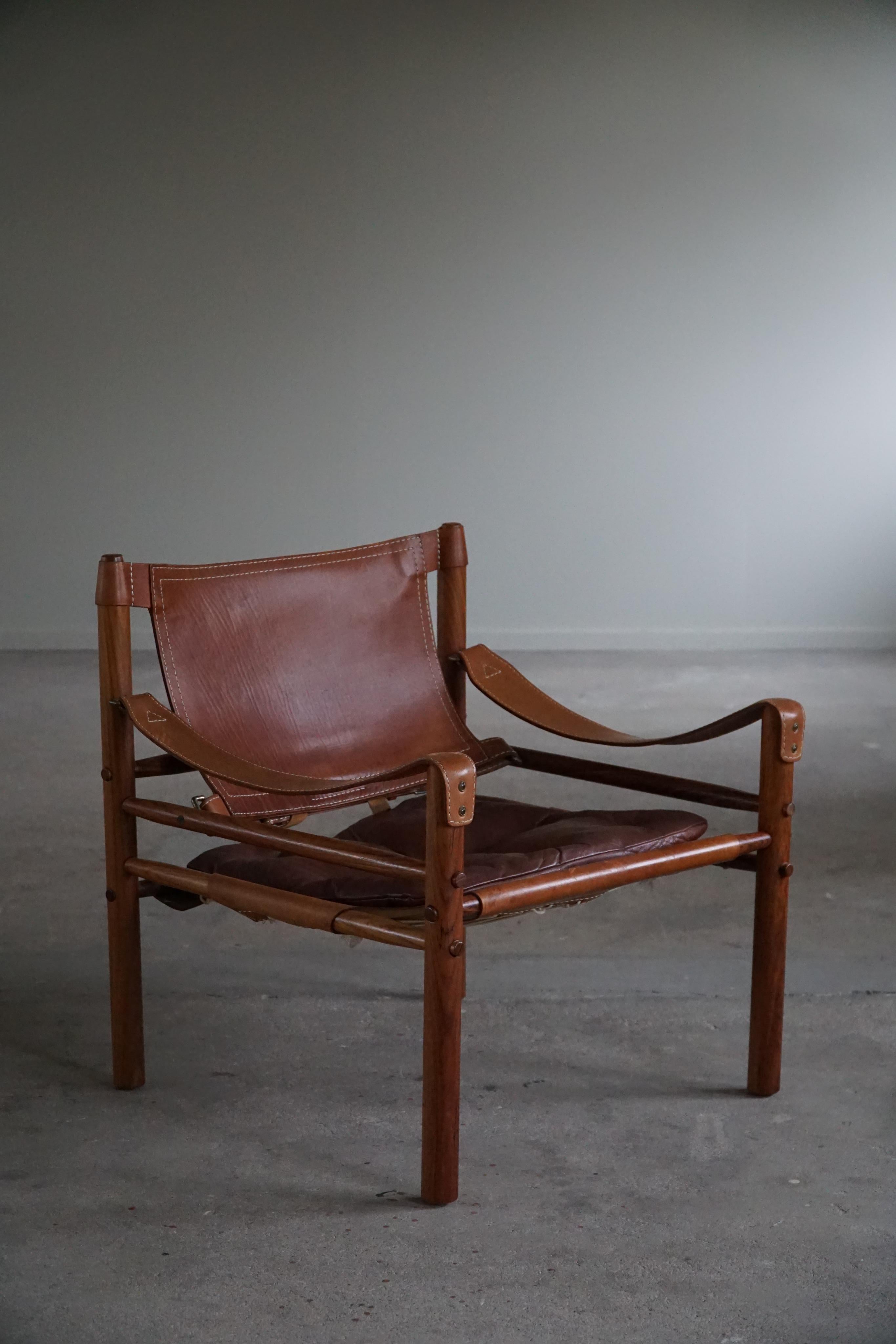 Pair of Sirocco Lounge Chairs in Rosewood, Arne Norell, Ab Aneby, 1960s 5