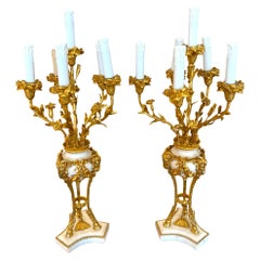 Marble Candle Holders