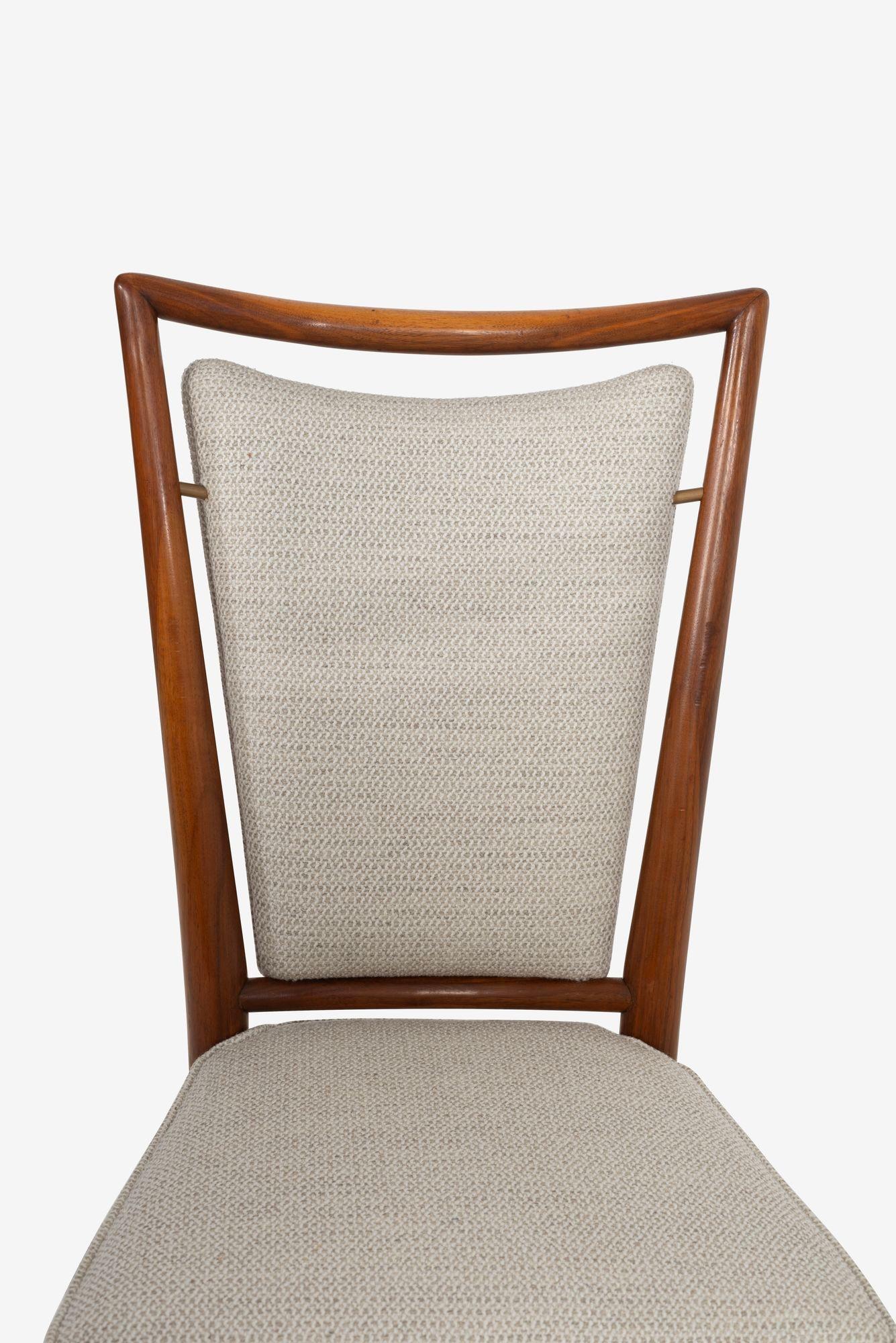 Paire de six chaises de salle à manger par J. Stuart Clingman pour Widdicomb en vente 1