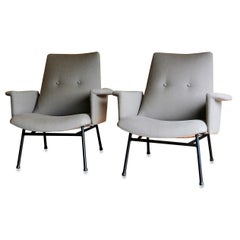 Pair of SK660 Armchairs by Pierre Guariche, France, 1960s