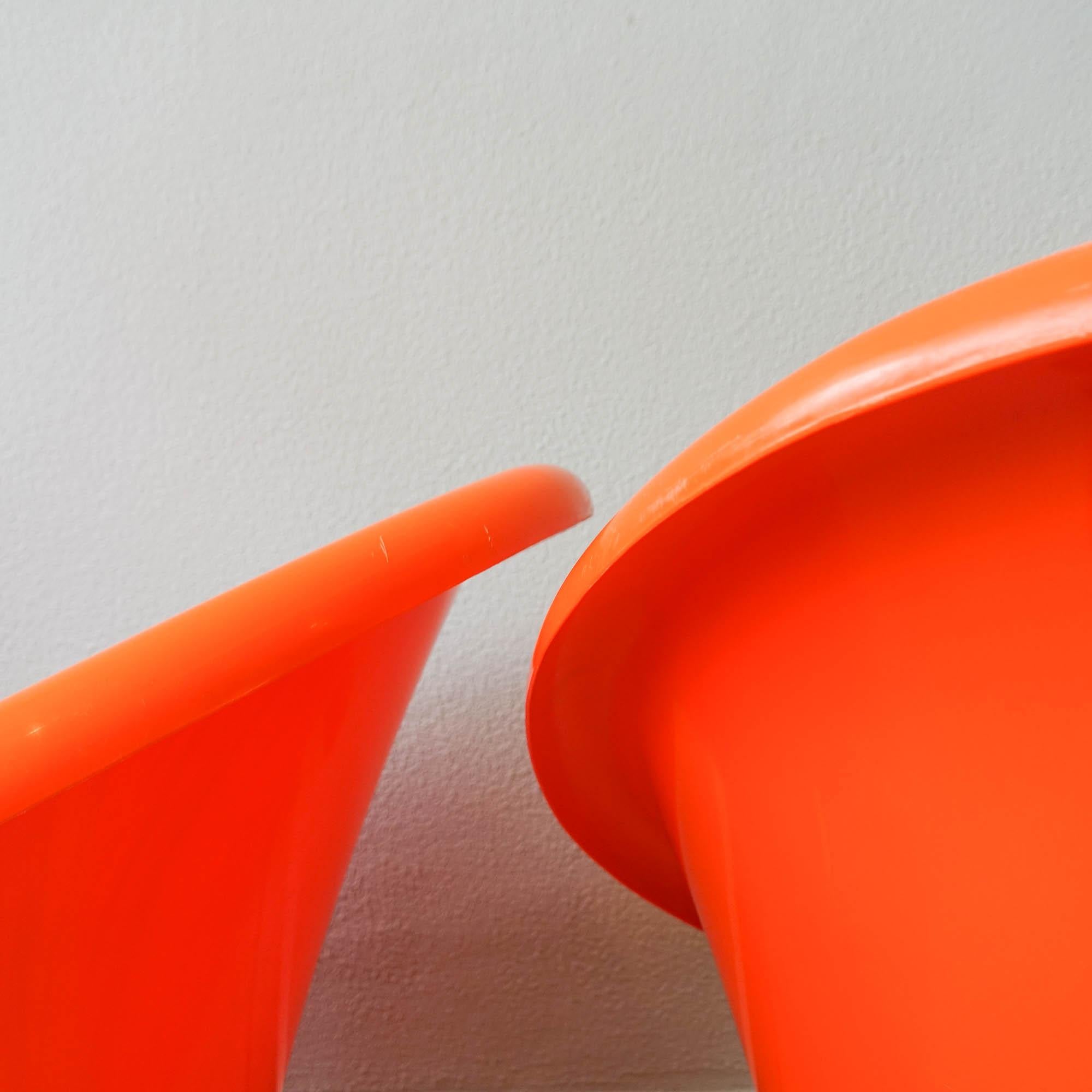 Pair of Skopa Chairs by Ole Gjerlov-Knudsen & Torben Lind, for Orth Plast/ IKEA 6