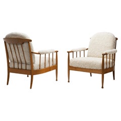 Pair of "Skrindan" Armchairs by Kerstin Hörlin-Holmquist, Sweden 1960s