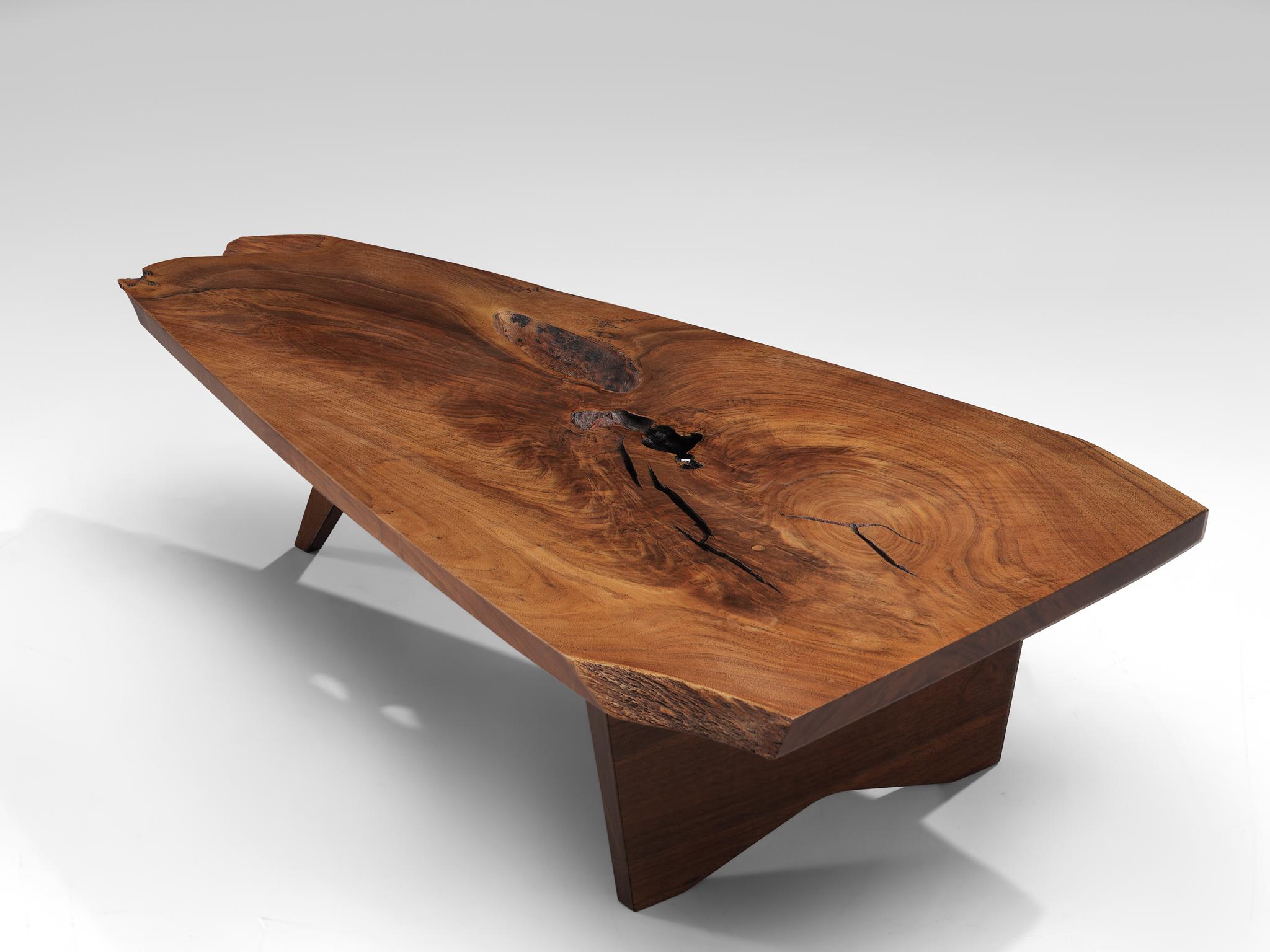 Pair of Slab Coffee Tables by George Nakashima 6