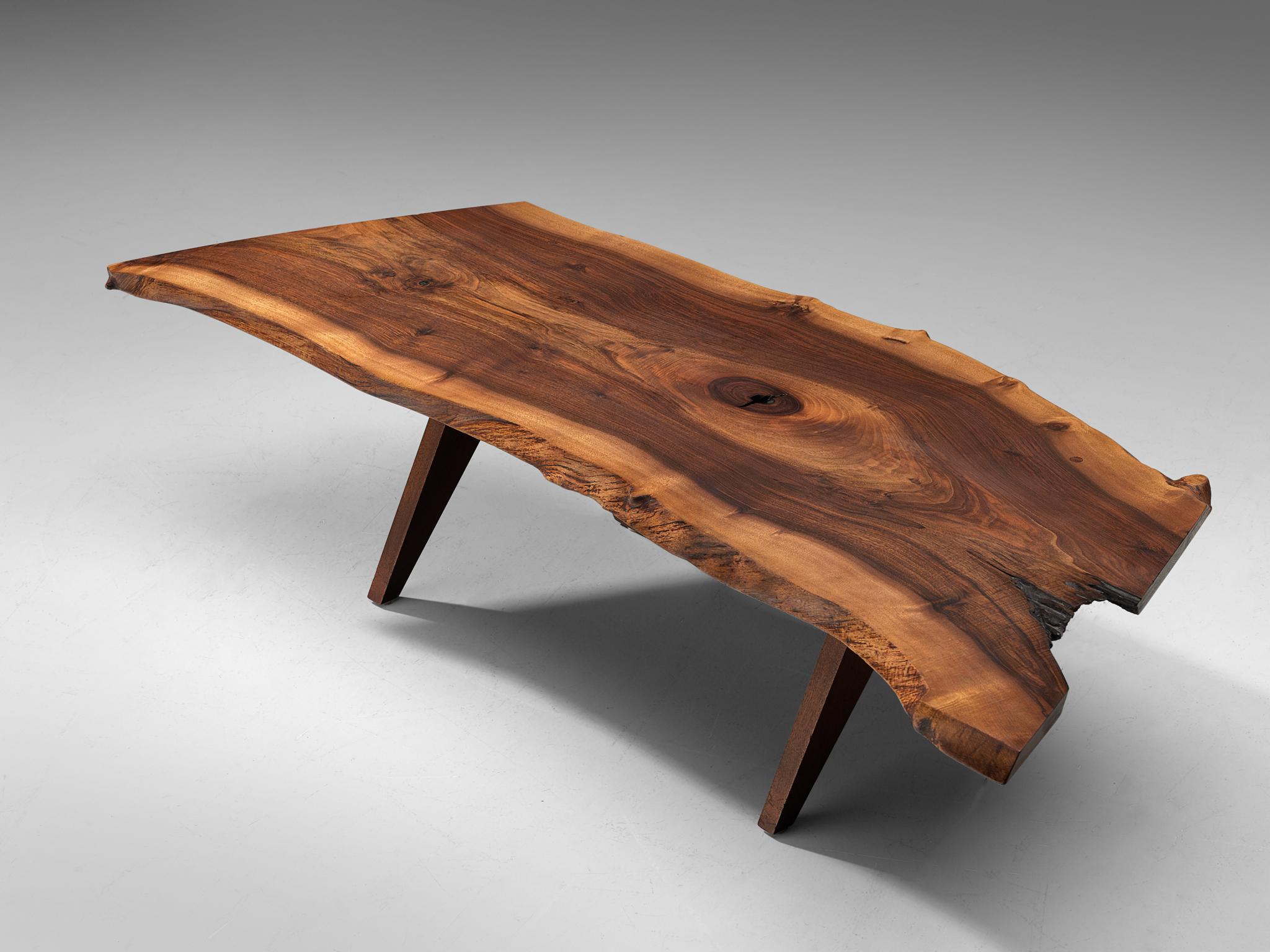 Pair of Slab Coffee Tables by George Nakashima 8
