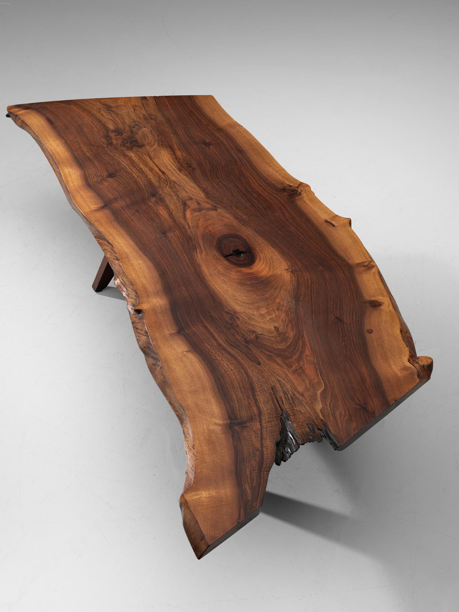 Pair of Slab Coffee Tables by George Nakashima 9