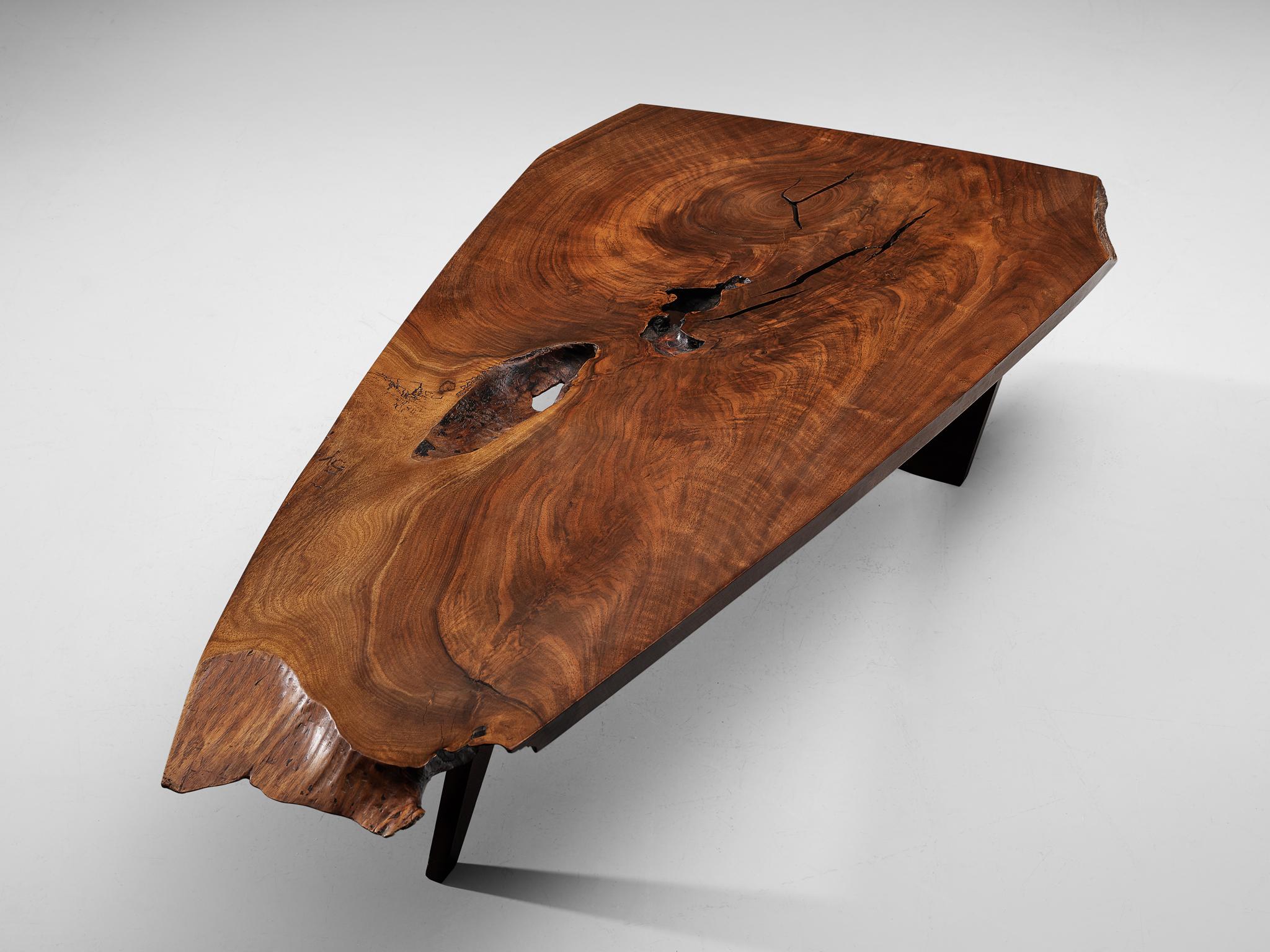 Mid-20th Century Pair of Slab Coffee Tables by George Nakashima