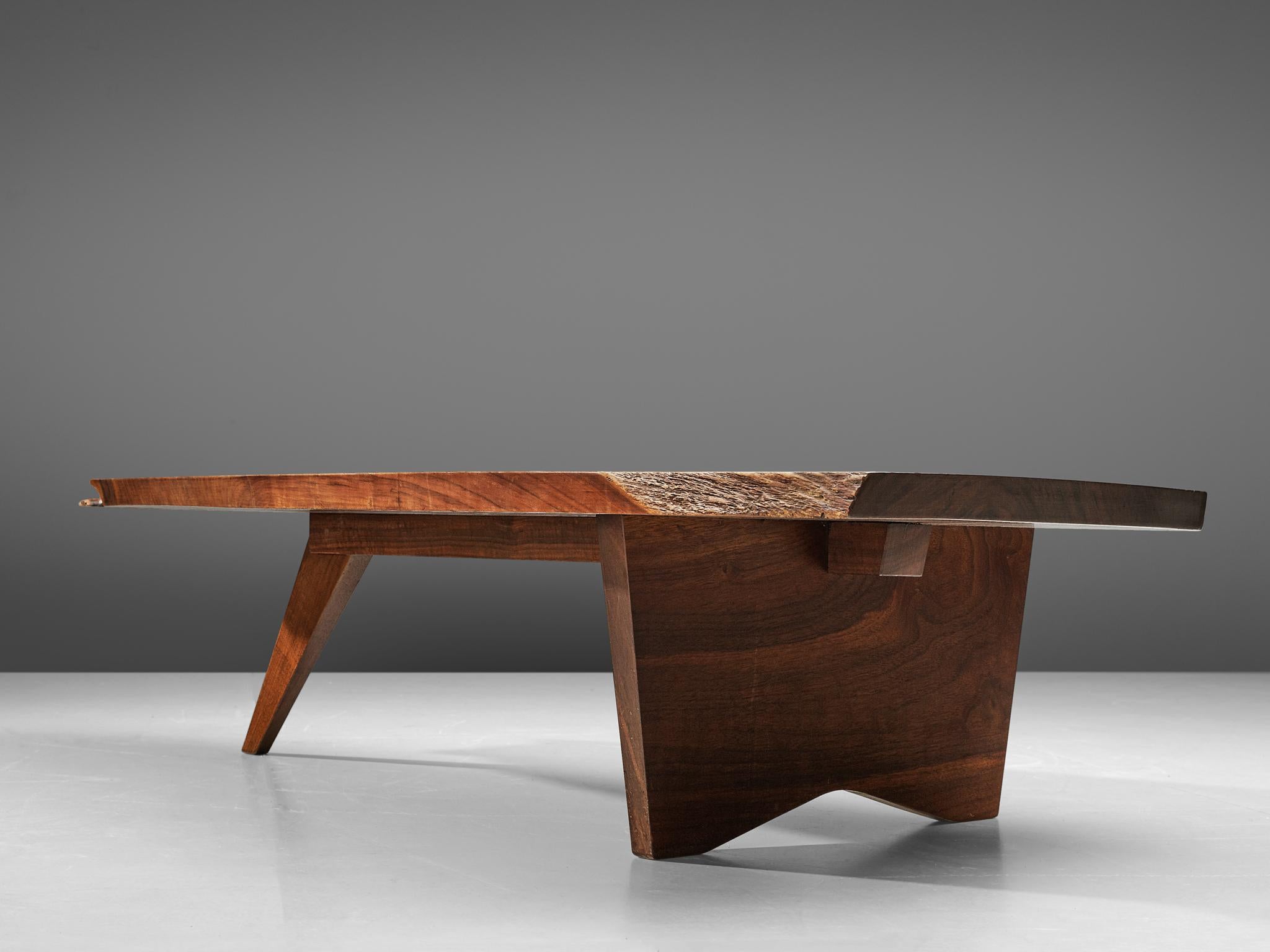 Pair of Slab Coffee Tables by George Nakashima 1
