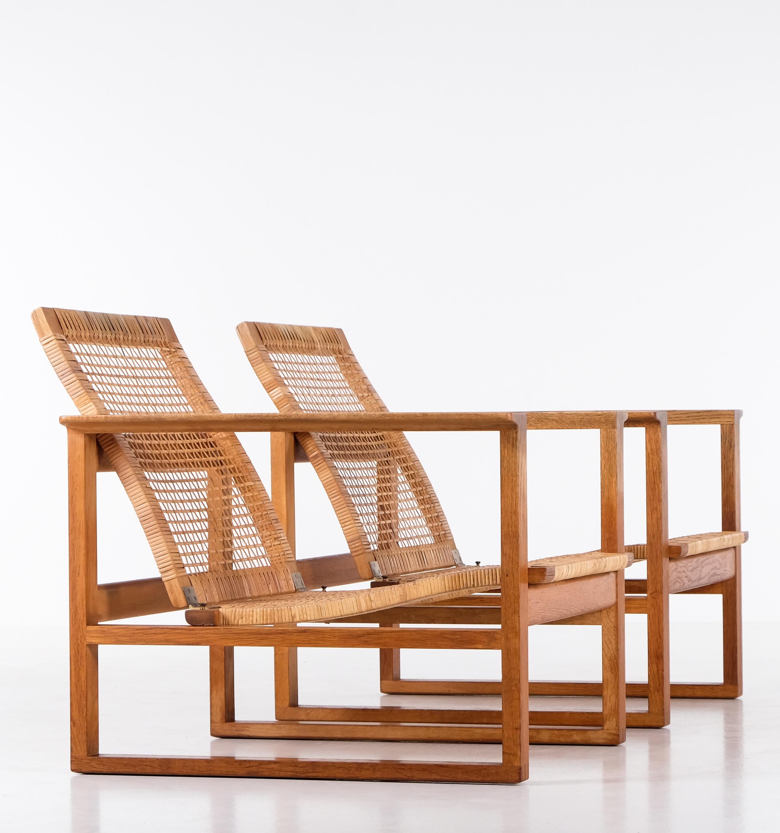 Scandinavo moderno Coppia di poltrone 