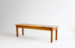 Pair of Slatted Benches, France, 1960