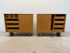 Pair of Sliding Door Cabinets by T.H. Robsjohn-Gibbings for Widdicomb