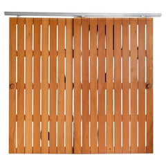 Pair of sliding doors by Charlotte Perriand, 1960s, decorative panels.