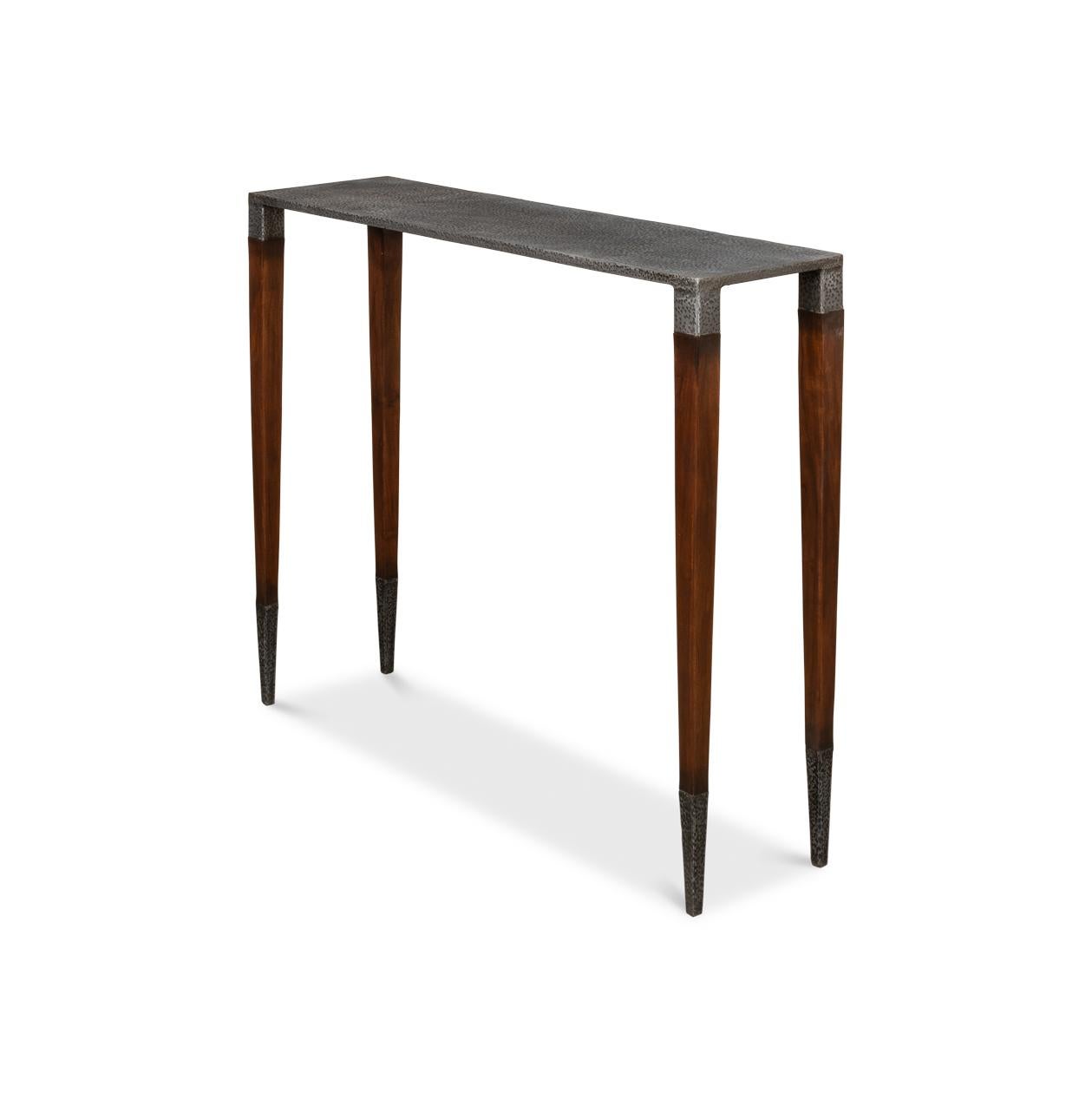 Paire de tables consoles étroites Art Déco Neuf - En vente à Westwood, NJ