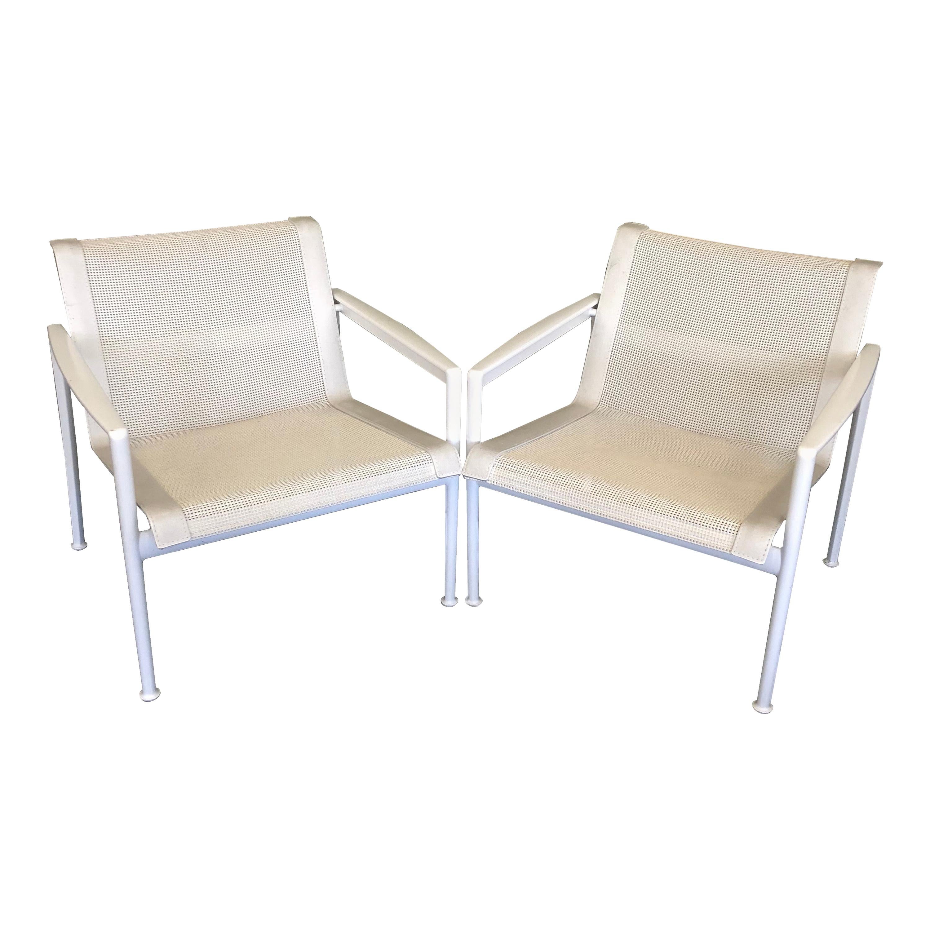 Pair of Sling Lounge Chairs by Richard Schultz for Knoll 1966 Collection