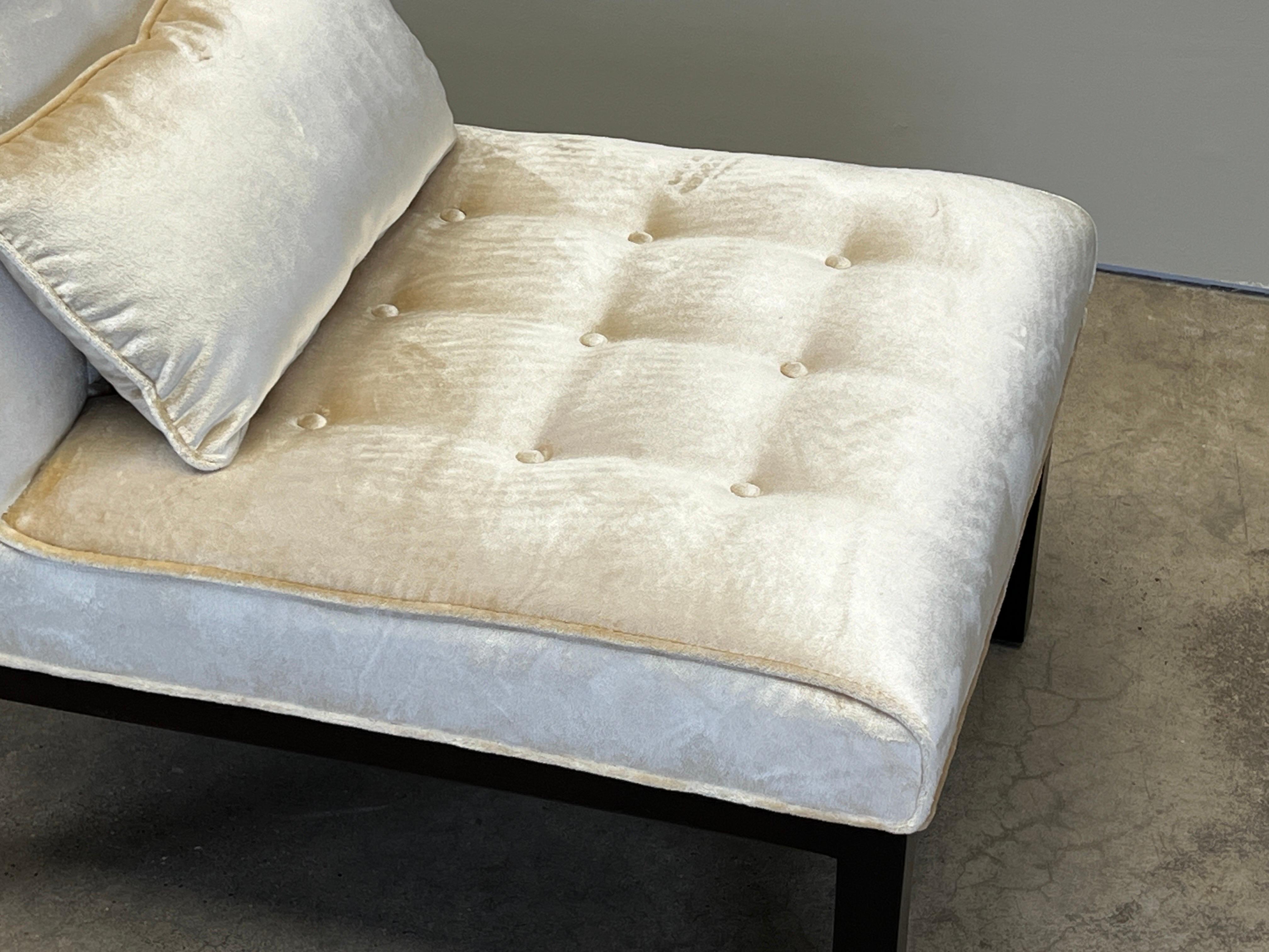 Paire de chaises pantoufles par Edward Wormley pour Dunbar en vente 9