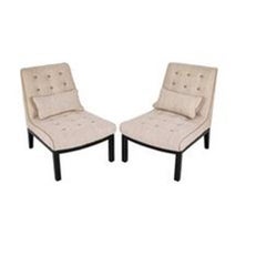 Pair of Slipper Chairs by Edward Wormley for Dunbar