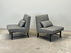 Pair of Slipper Chairs by Edward Wormley for Dunbar